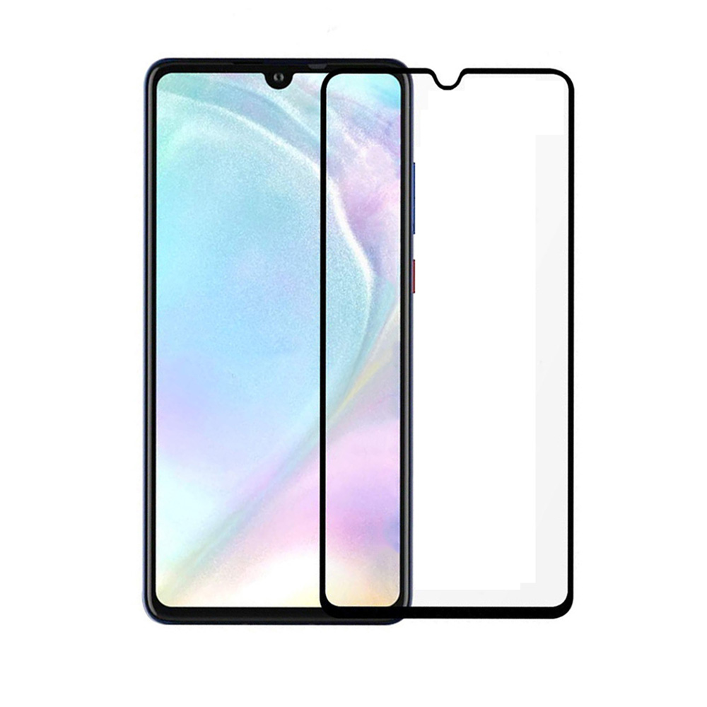 Displayschutzglas Panzerglas für HUAWEI P30-Schwarz